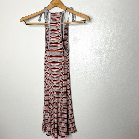 Urban Outfitters BDG Mariah Stripe Knit Tie Shoulder Mini Dress Small S - Picture 10 of 10